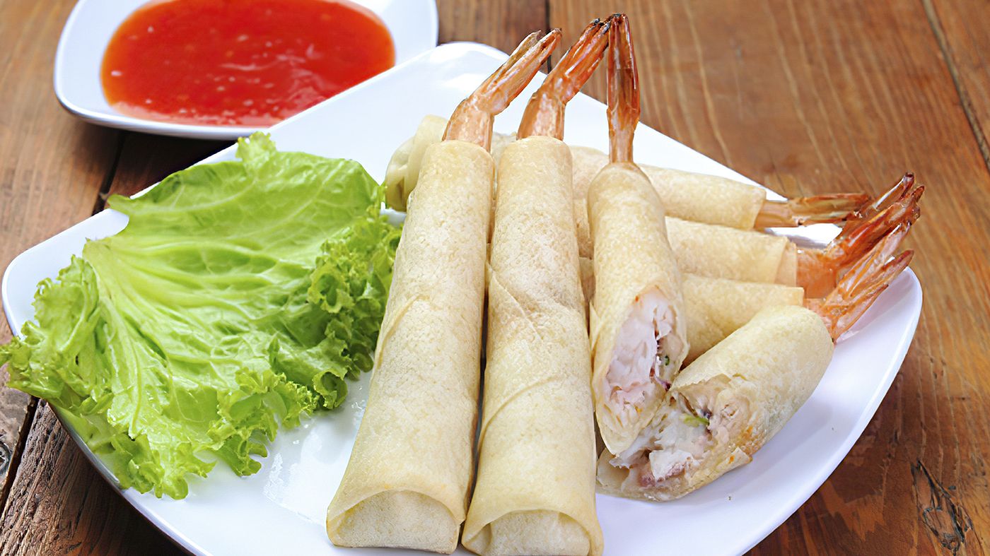 Larasfood Tail On Shrimp Roll